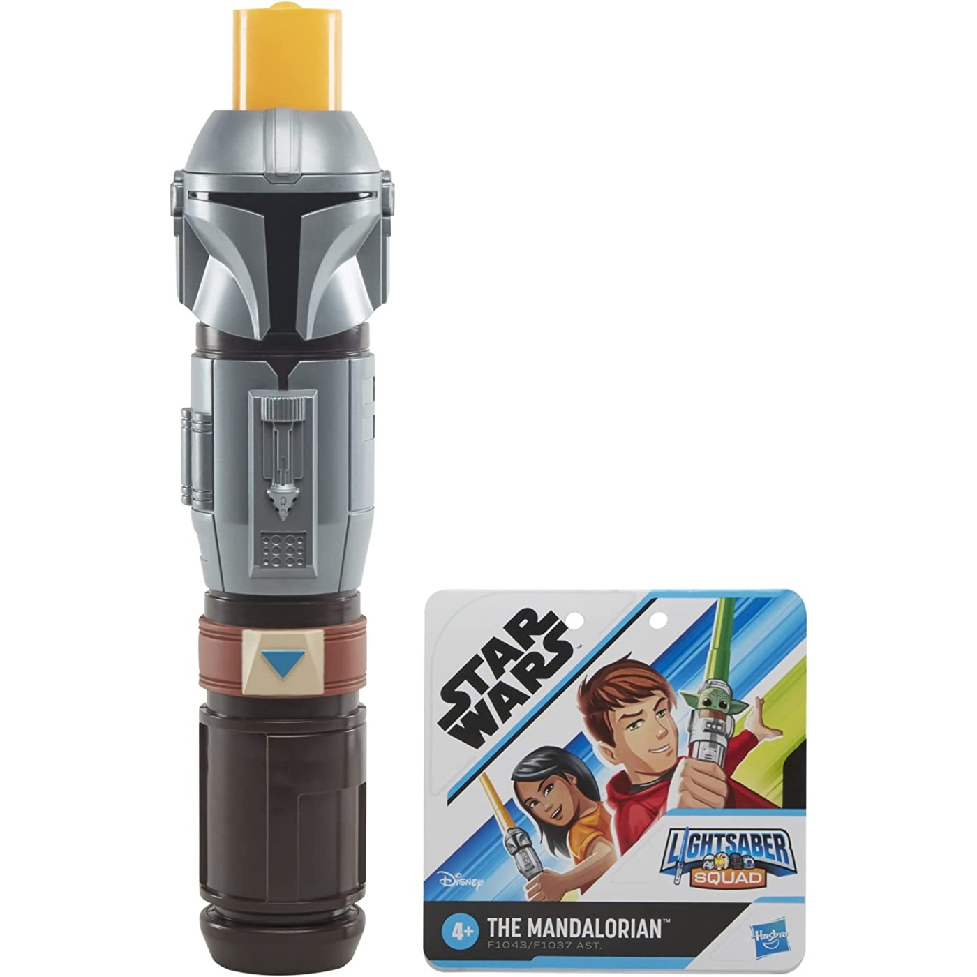 Hasbro Star Wars Lightsaber Squad The Mandalorian Extendable Orange Lightsaber Mando (F1037/F1043)