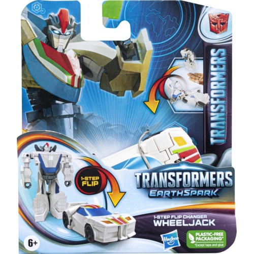Hasbro Transformers Earthspark 1-Step Flip Changer Wheeljack (F6229/F6715)