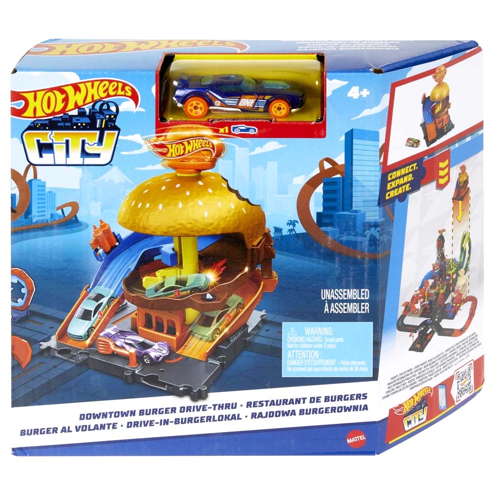 Hot Wheels City Πίστα Downtown Burger Drive-Thru (HDR24/HDR26)