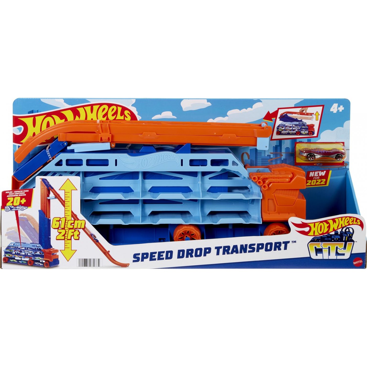 Hot Wheels Νταλίκα Αυτοκινητόδρομος (HDY920)