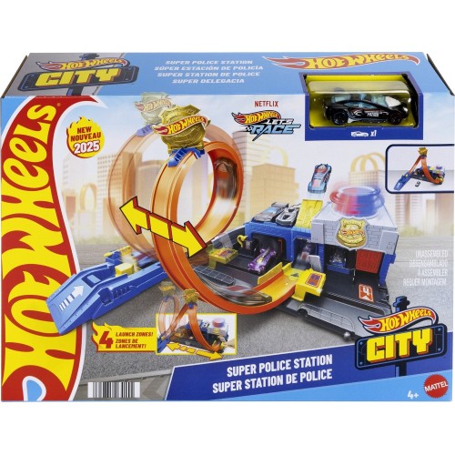 Hot Wheels Σούπερ Αστυνομικό Τμήμα City (JBM71)