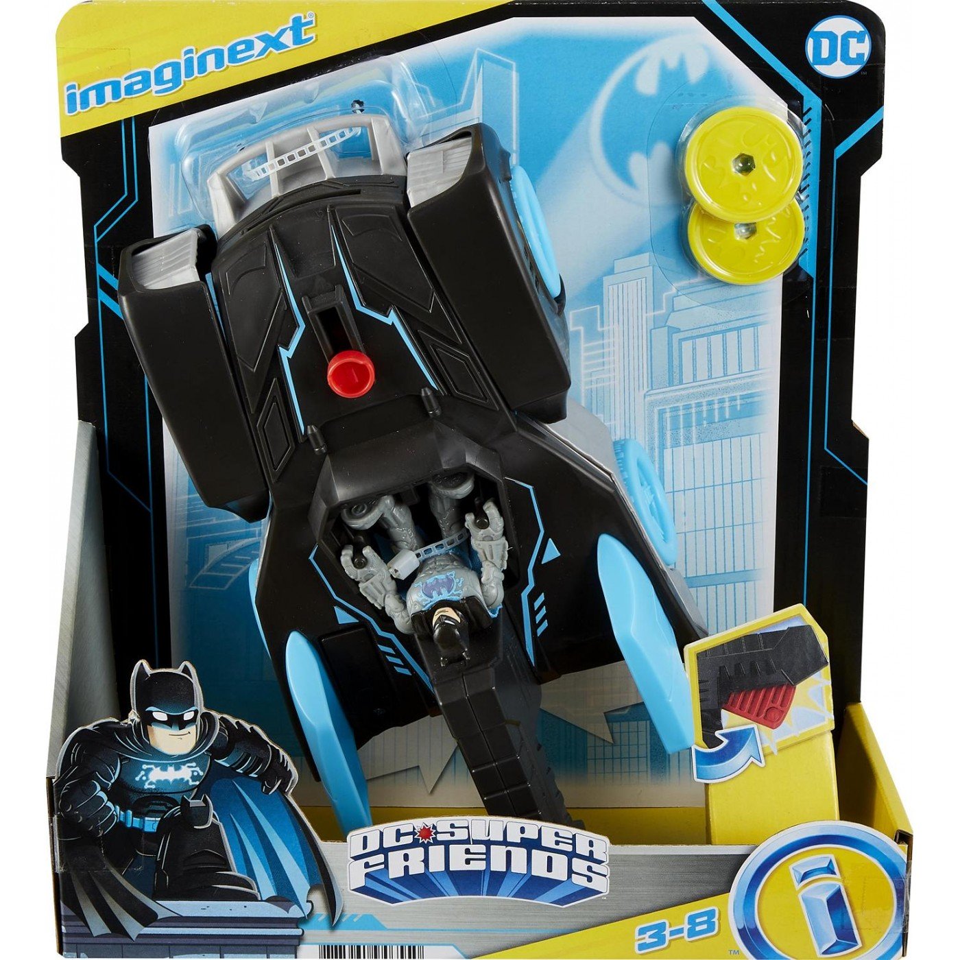 Imaginext Bat-Tech Batmobile DC Super Friends (Gwt240)