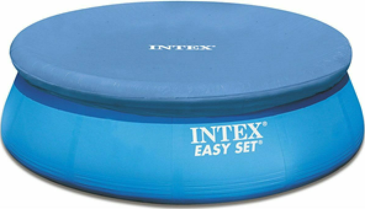 Intex Αντηλιακό Στρογγυλό Προστατευτικό Κάλυμμα Πισίνας Easy Set 244εκ. (28020)