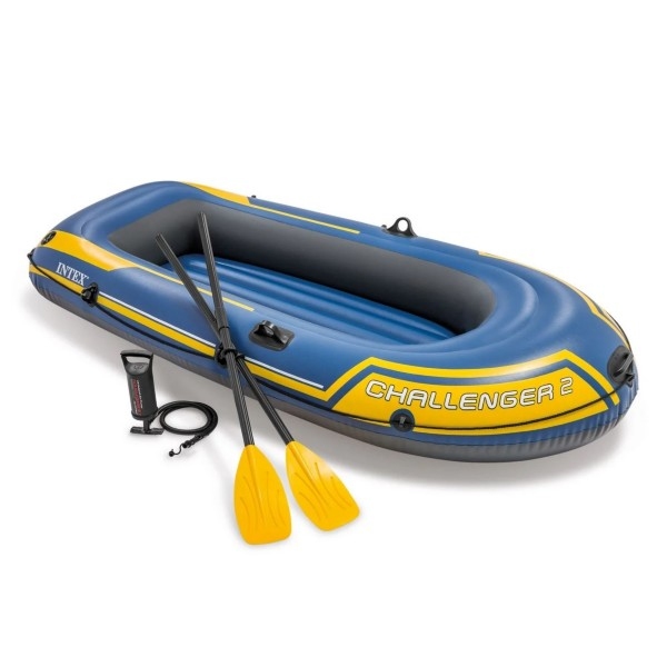 Intex Βάρκα 2 Ατόμων Challeng Κίτρινη 236εκ 200 Kg (68367NP)