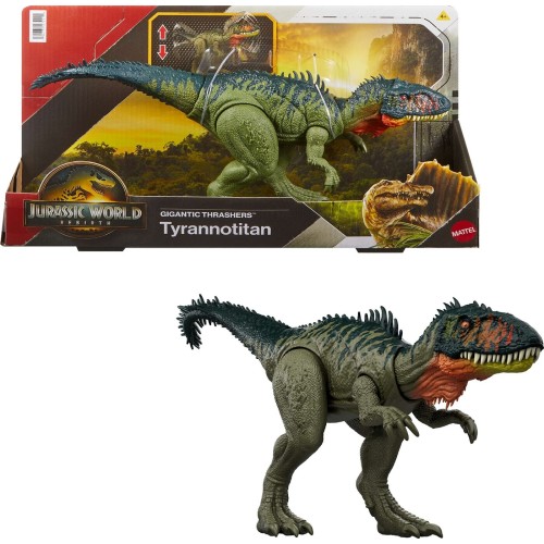 Jurassic World Rebirth Gigantic Thrashers Δεινόσαυρος Φιγούρα Tyrannotitian (JGB92/JCL75)
