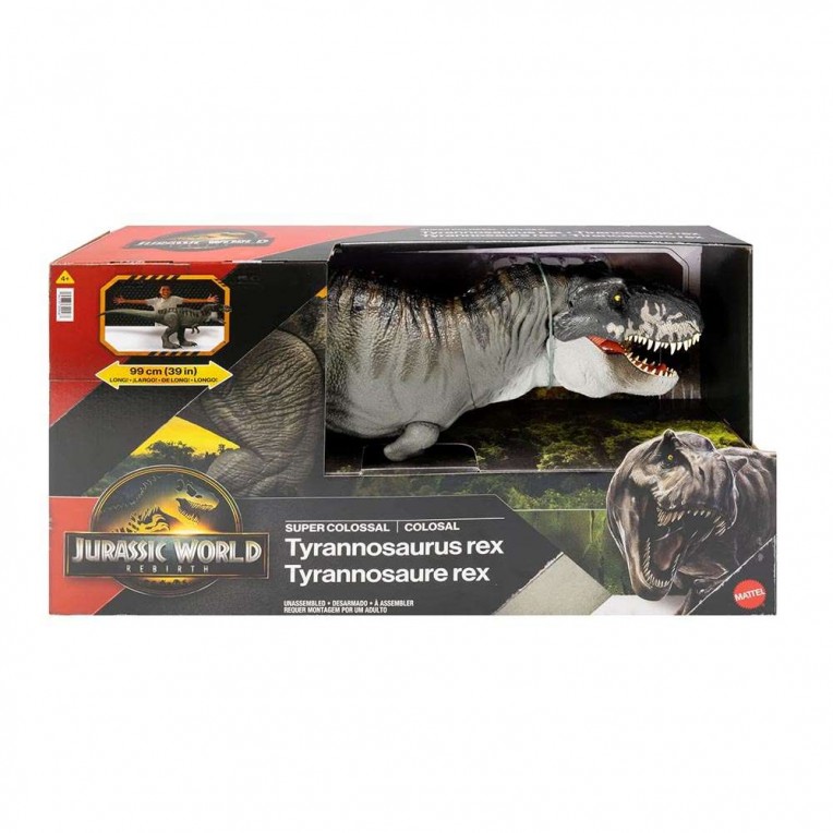 Jurassic World Rebirth Super Colossal Τυραννόσαυρος Ρεξ Φιγούρα Δεινόσαυρος (JGB52)