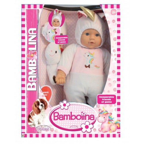 Just toys Bambolina 41εκ. Unicorn (BD1873)