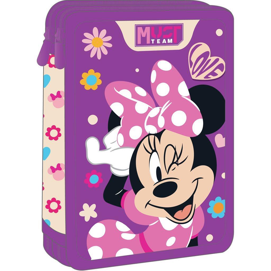 Κασετίνα Διπλή Γεμάτη Disney Minnie Mouse Love Must Team (000565018)