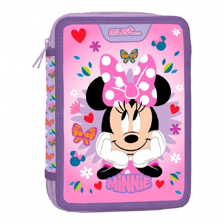 Κασετίνα Διπλή Γεμάτη Must Disney Minnie Mοuse (000564399)