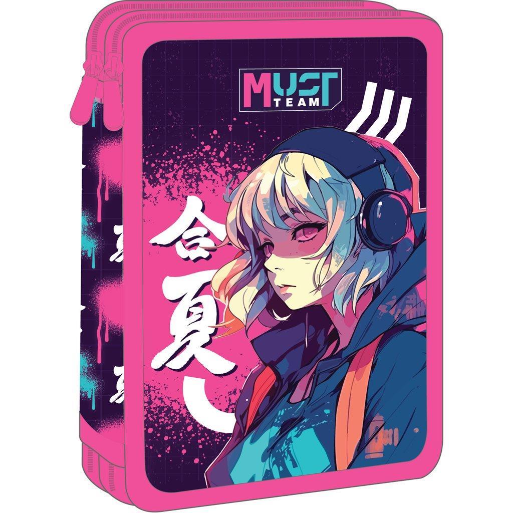 Κασετίνα Διπλή Γεμάτη Must Team Anime (000586720)