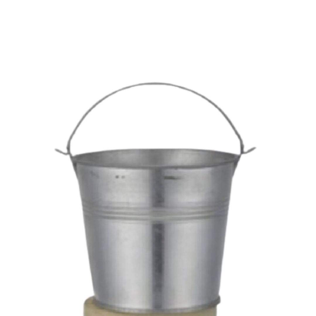 Κασπώ Μεταλλικό Ασημί Με Χερούλι 10.5Χ7.5Χ10.5cm