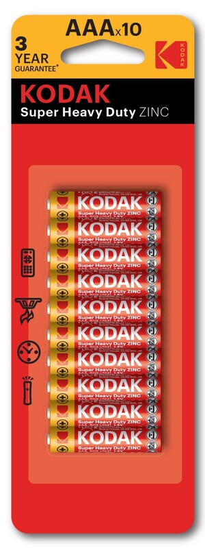 Kodak Μπαταρίες AAA 1.5V 10 τμχ Extra Heavy Duty