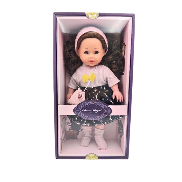 Κούκλα 36cm Που Τραγουδάει, Με Κορδέλα Στα Μαλλιά & Αξεσουάρ