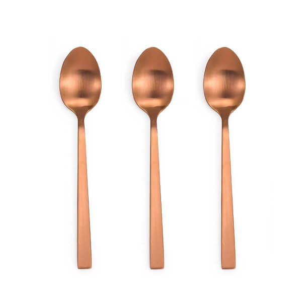 Κουταλάκια Γλυκού Inox Rose Gold 3 τμχ (TnS 03-950-4073)