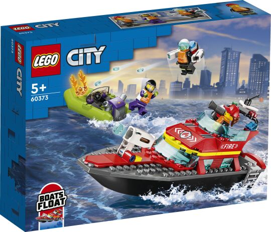 Lego City Fire Rescue Boat (60373)