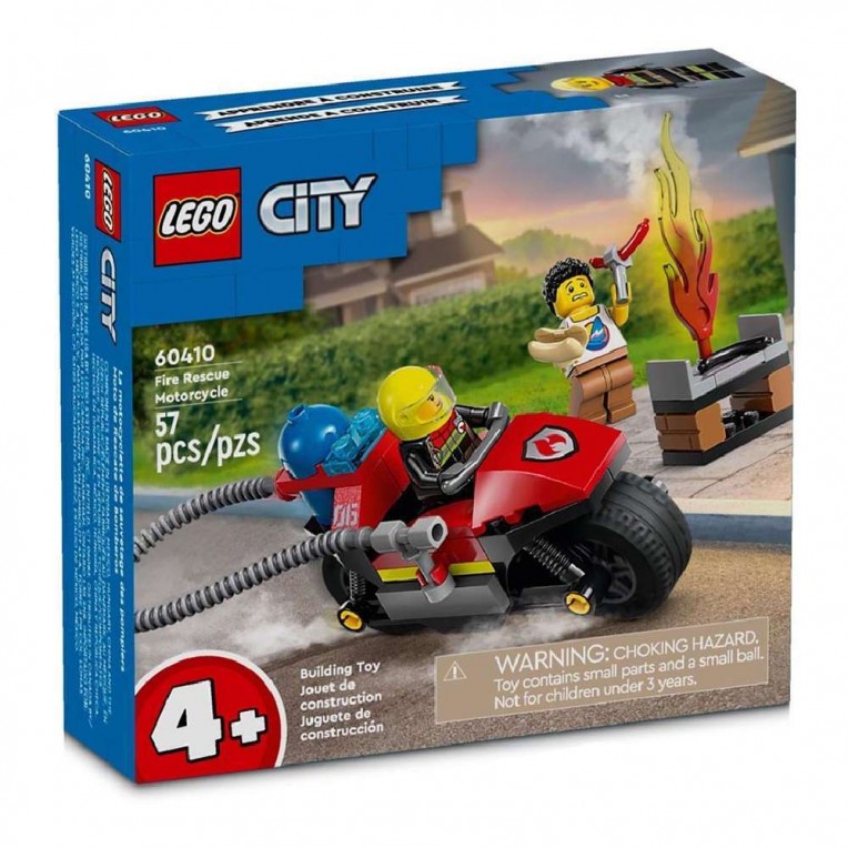 Lego City Fire Rescue Motorcycle (60410)