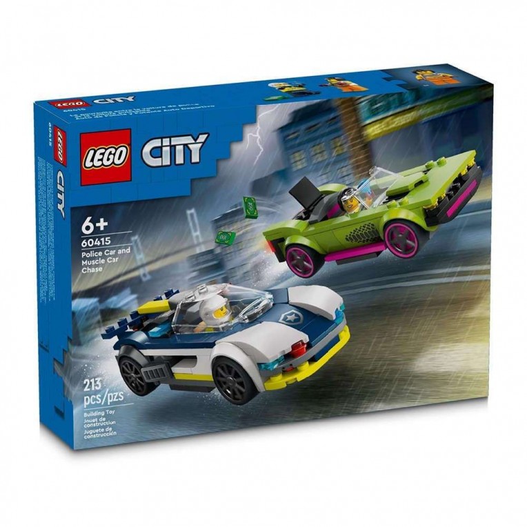 Lego City Police Car and Muscle Car Chase (60415)