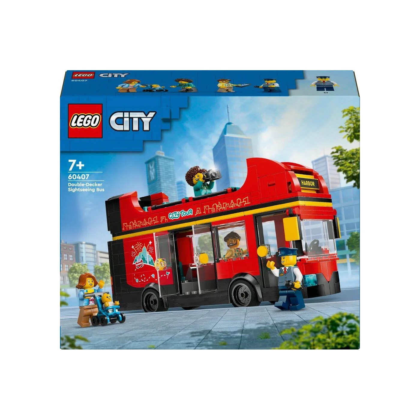 Lego City Red Double Decker Sightseeing Bus (60407)