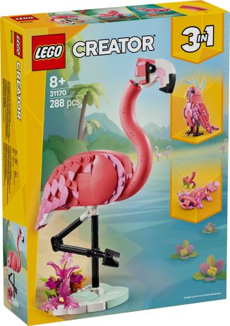 LEGO Creator 3in1 Wild Animals: Pink Flamingo (31170)