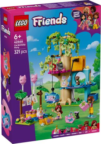 LEGO Friends Cat Birthday Party & Tree House (42666)