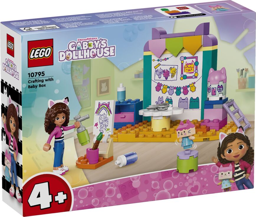 LEGO Gabby\'s Dollhouse Crafting With Baby Box (10795)