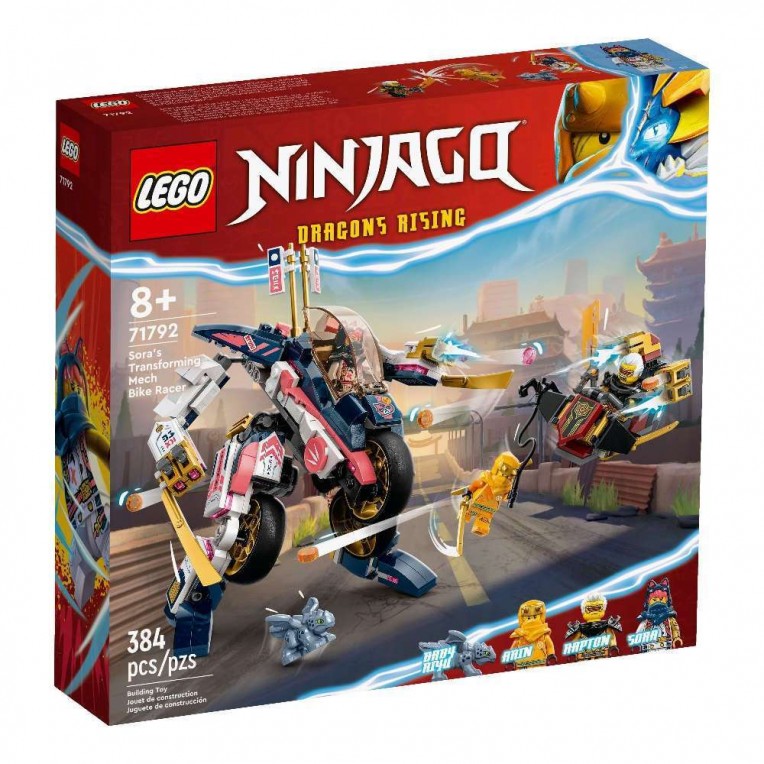 Lego Ninjago Sora\'s Transforming Mech Bike Racer (71792)