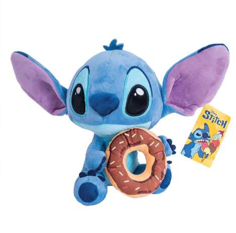 Λούτρινο Disney-Stitch Με Ντόνατ 25cm. (1607-01733)
