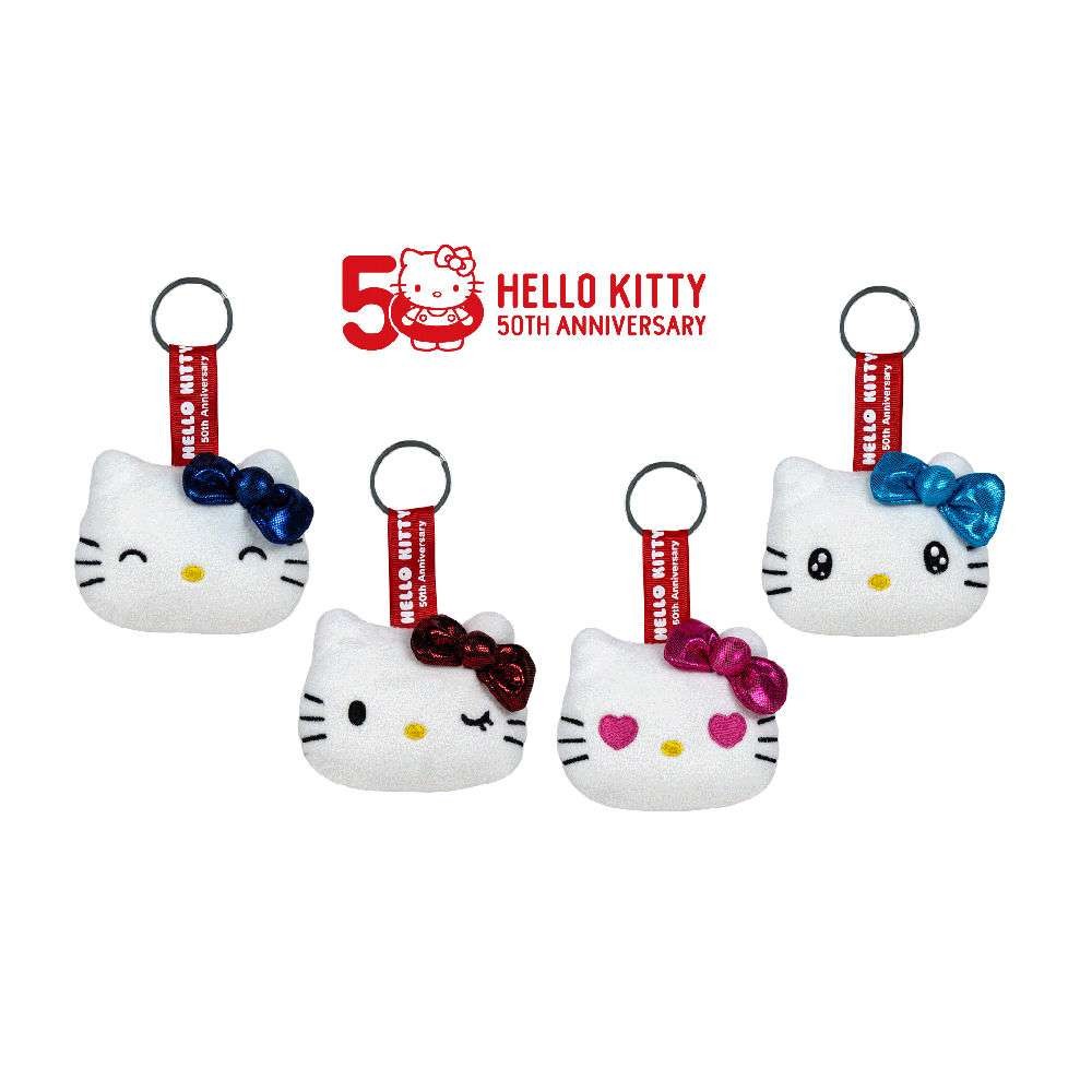 Λούτρινο Μπρελόκ Hello Kitty 50th Anniversary 7εκ. - 4 Σχέδια (760023891)