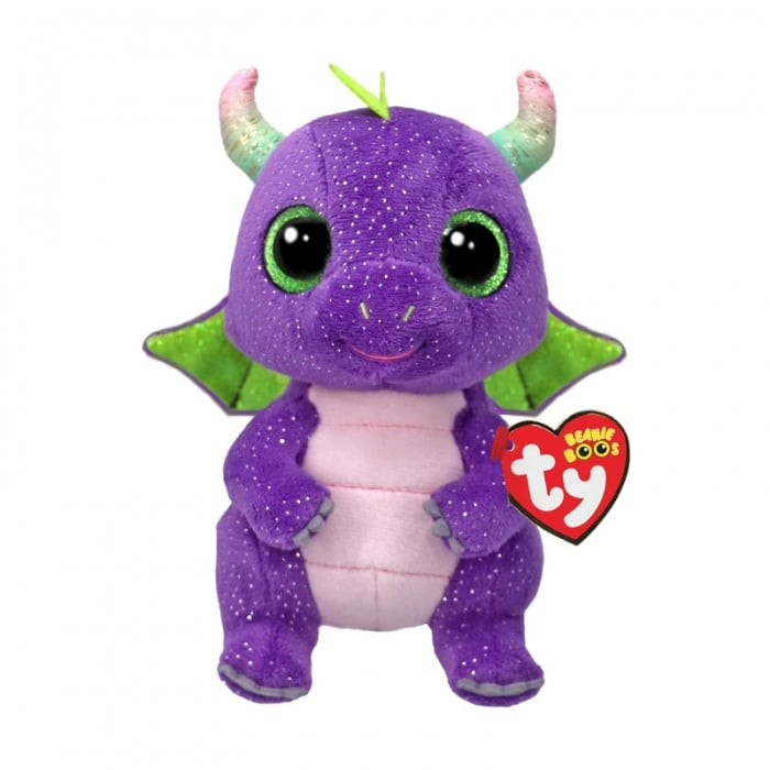 Λούτρινο Ty Beanie Boos Δεινόσαυρος Μωβ 15cm (1607-37362)