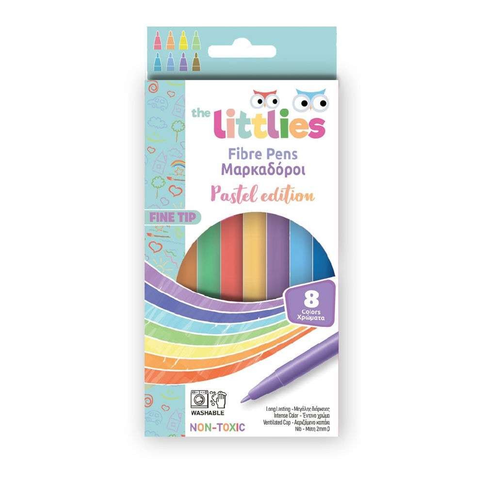 Μαρκαδόροι Λεπτοί The Littlies Παστέλ 8τεμ. (000647070)