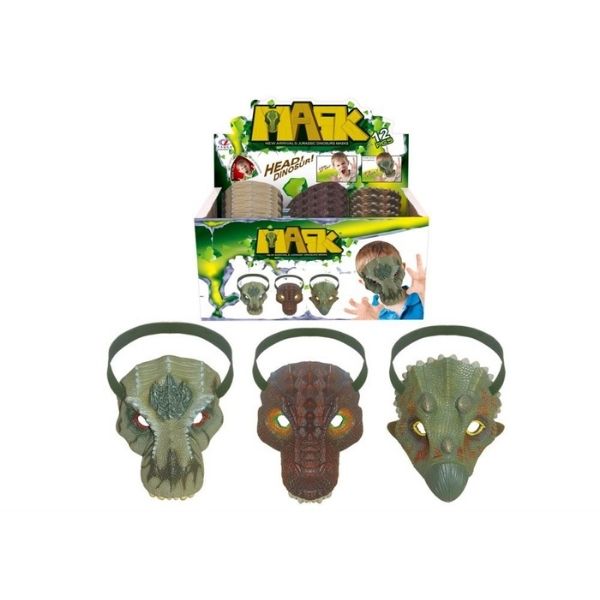 Μάσκα Δεινόσαυρος 19cm 3 Σχέδια