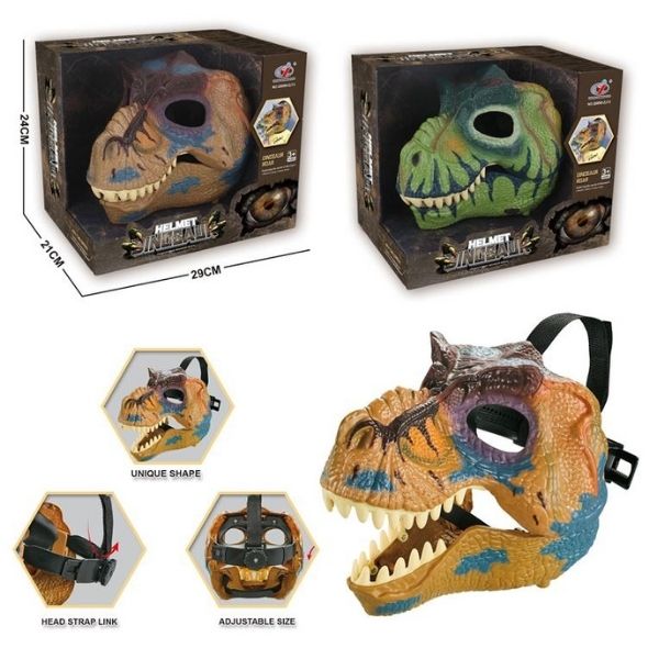 Μάσκα Δεινόσαυρος Με Ήχο 2 Σχέδια