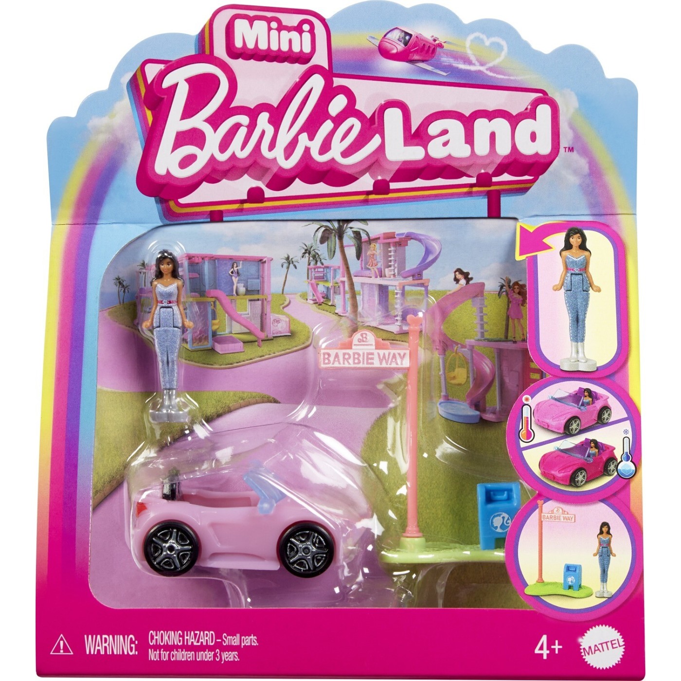 Mattel Barbie Barbieland Κούκλα Και Όχημα - Convertible (HYF38/HYF42)