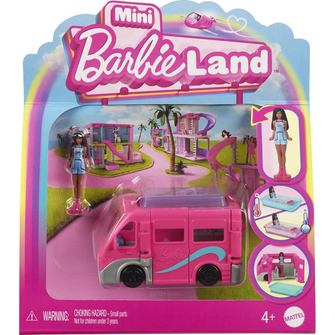 Mattel Barbie Barbieland Κούκλα Και Όχημα - Dreamcamper (HYF38/HYF39)