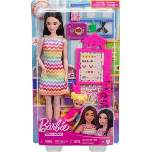Mattel Barbie Δασκάλα Μελαχρινή (JCR71/JCR77)