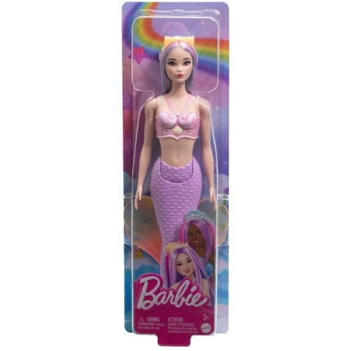 Mattel Barbie Dreamtopia Κούκλα Γοργόνα Με Μοβ Ουρά (HRR02/HRR06)