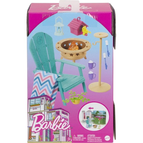 Mattel Barbie Έπιπλα Backyard Patio (HJV32/HJV33)