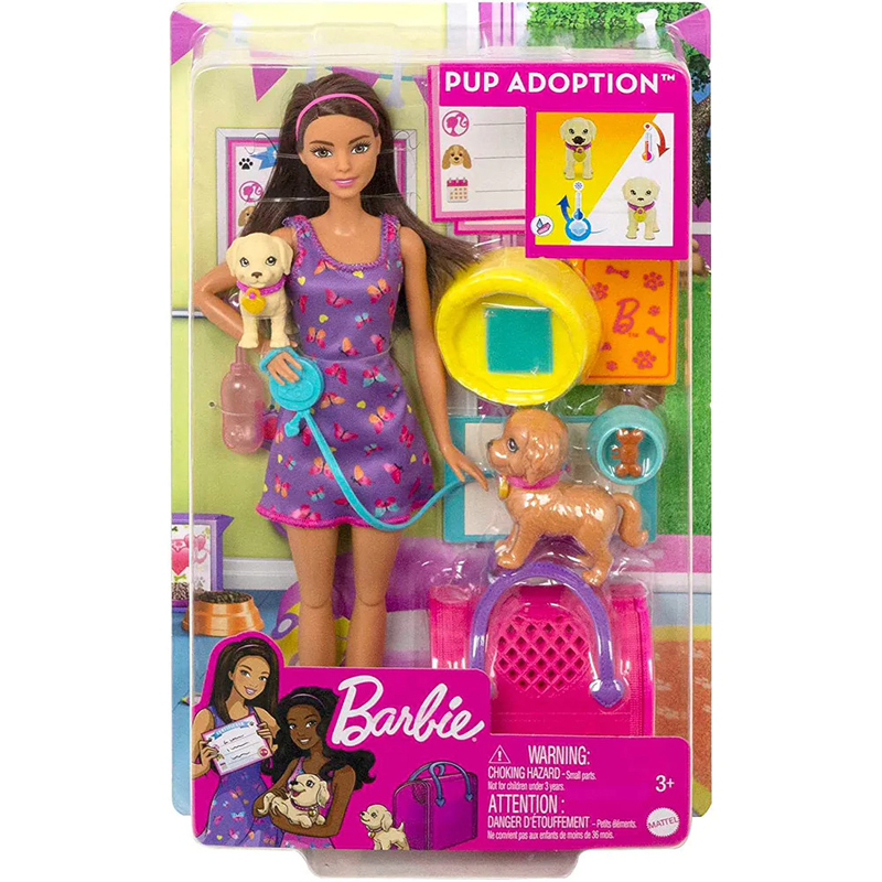 Mattel Barbie Κουταβάκια Κούκλα & Αξεσουάρ (HKD86)