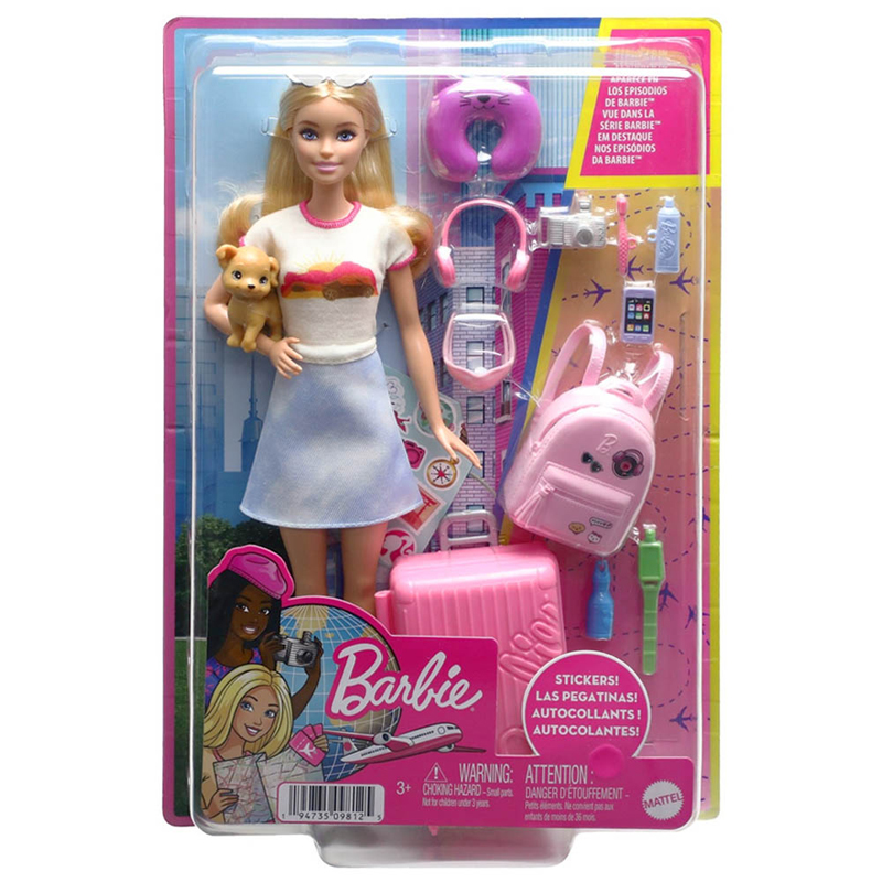 Mattel Barbie Malibu Έτοιμη Για Ταξίδι (HJY18)