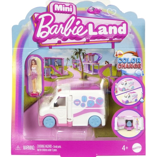 Mattel Barbie Mini Land Οχήματα Mini Land Care Clin Κούκλα (HYF38/JCR34)