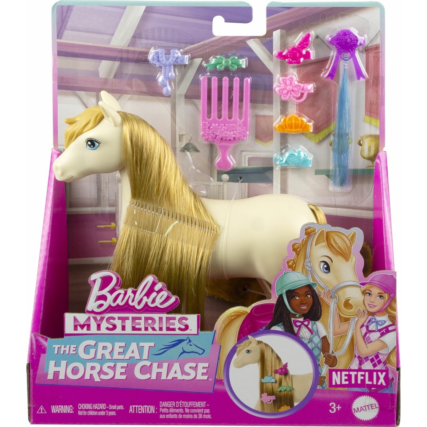 Mattel Barbie Mysteries The Great Horse Chase Pony And Accessories (HXJ29/HXJ36)