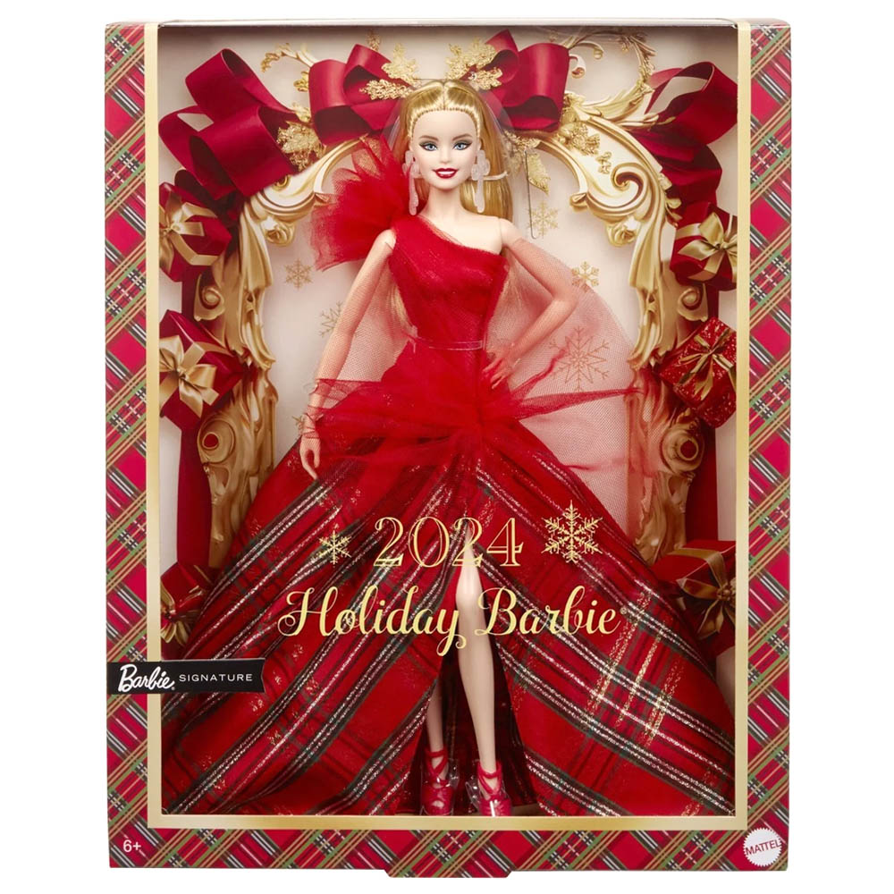 Mattel Barbie Συλλεκτική Κούκλα Με Ξανθά Μαλλιά Holiday 2024 (HRM61)