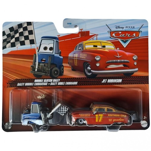 Mattel Cars Double Clutch Dalley & Jet Robinson – Σετ Των 2 (DXV99/HTX17)