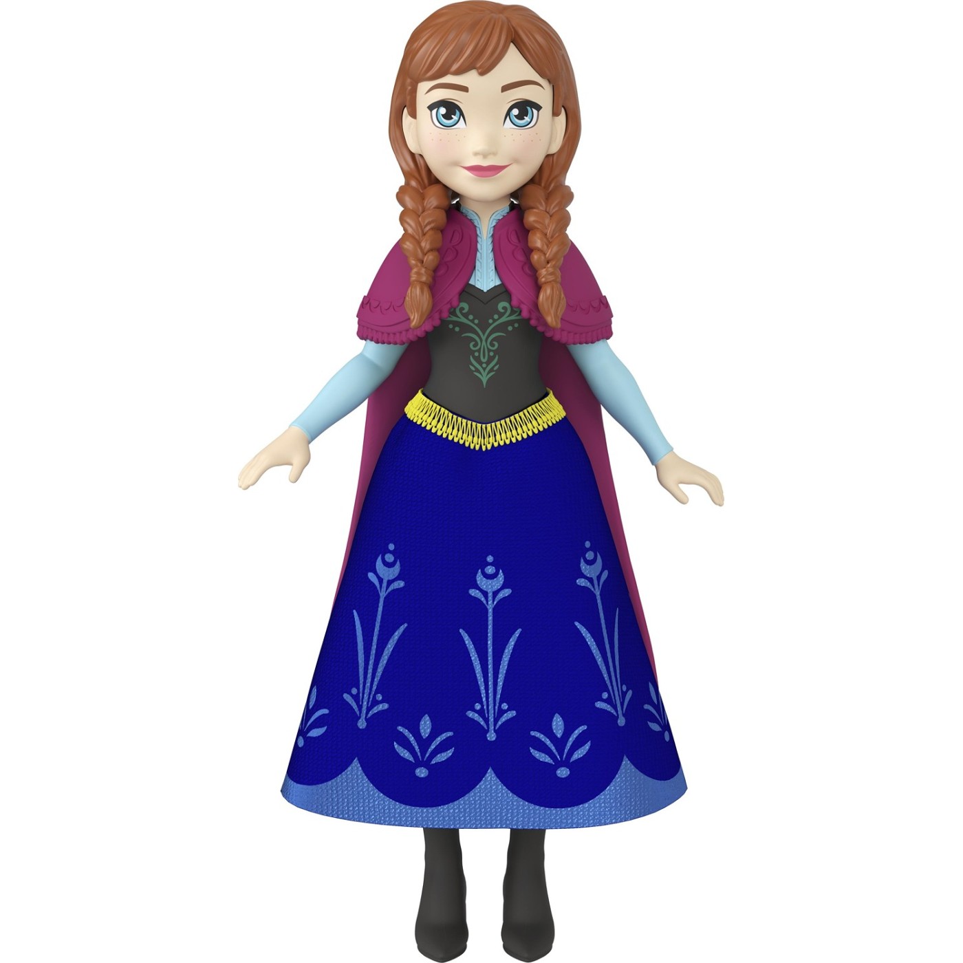 Mattel Disney Frozen Μίνι Κούκλες Άννα με Μπλε Φούστα(HLW97/HPD46)
