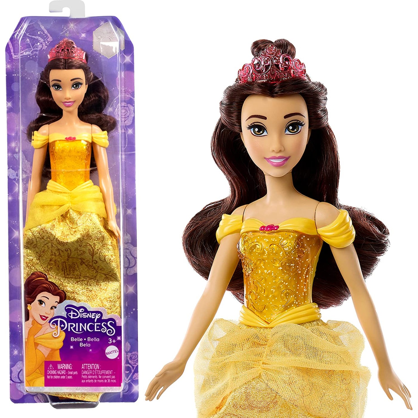 Mattel Disney Princess Κούκλα Πεντάμορφη (HLW02/HLW11)