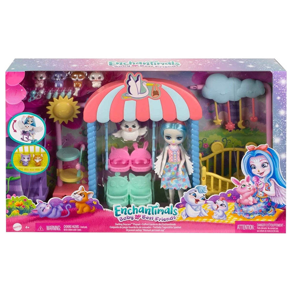 Mattel Enchantimals Baby BFFs-Παιδικός Σταθμός (HLH23)