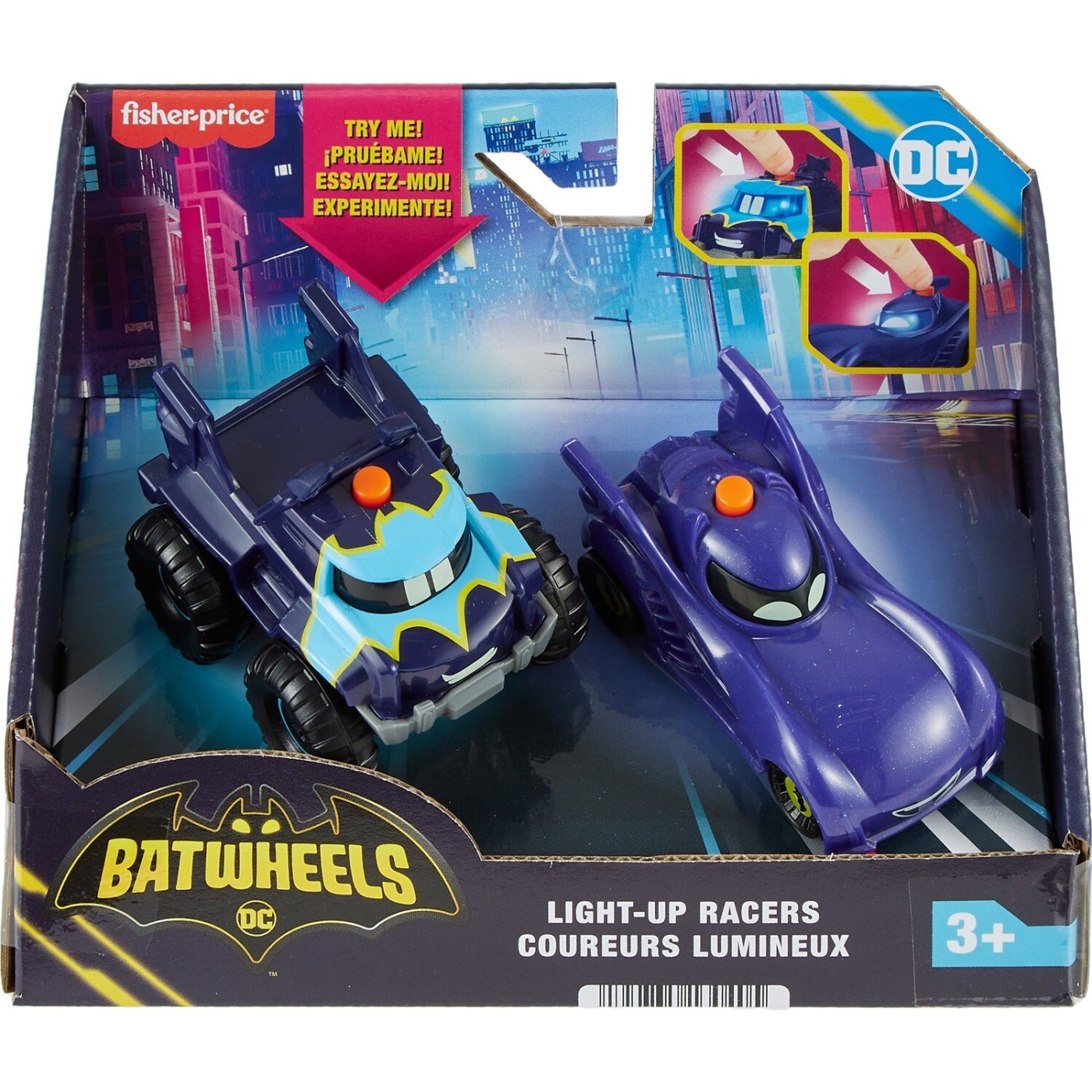 Mattel Fisher-Price DC Batwheels Bam The Batmobile And Buff (HML25)