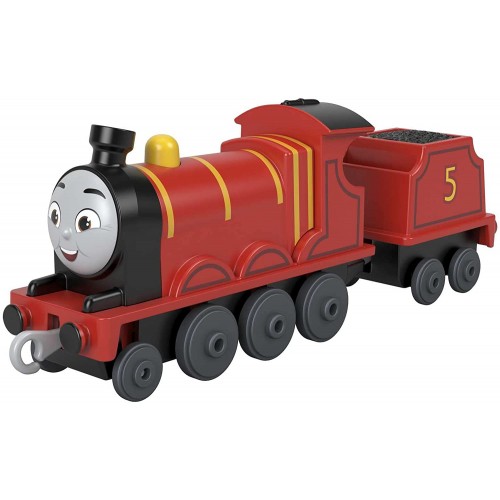 Mattel Fisher-Price Thomas & Friends Die-Cast Push-Along James Toy Train Engine (HFX91/HDY62)