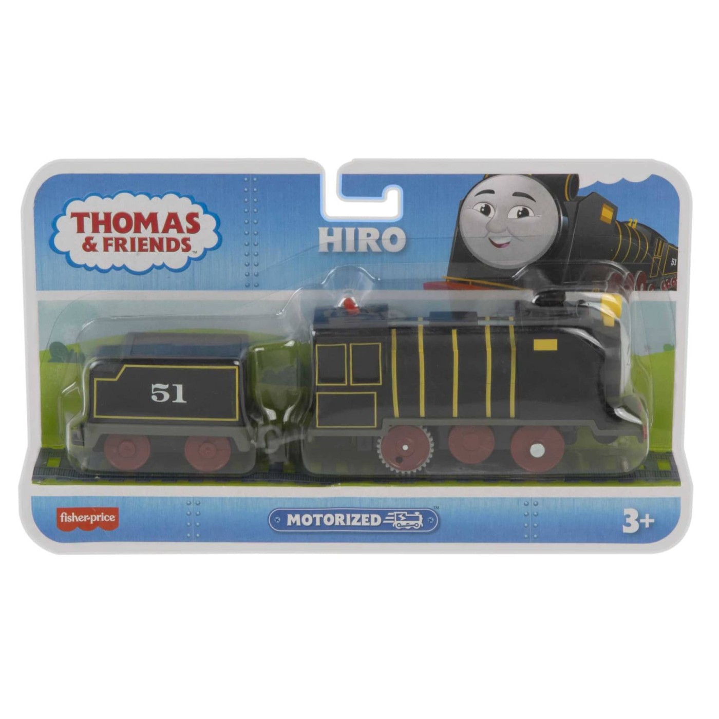 Mattel Fisher-Price Thomas & Friends Μηχανοκίνητα Τρένα Με Βαγόνι Hiro (HFX96/HHN58)