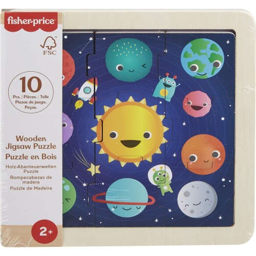 Mattel Fisher-price Wooden Jigsaw Puzzle (HXV15/HXV16)